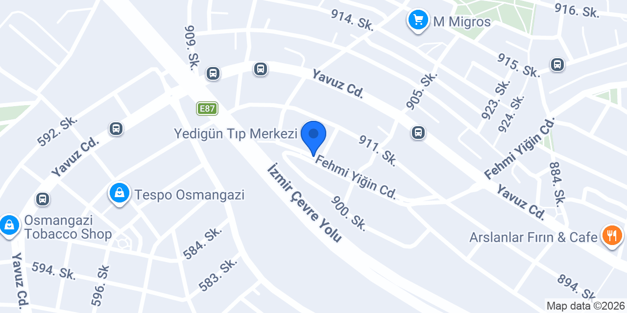 BORNOVA GÜLER ECZANESİ konumu