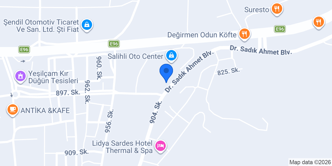 Çakır Otomotiv konumu