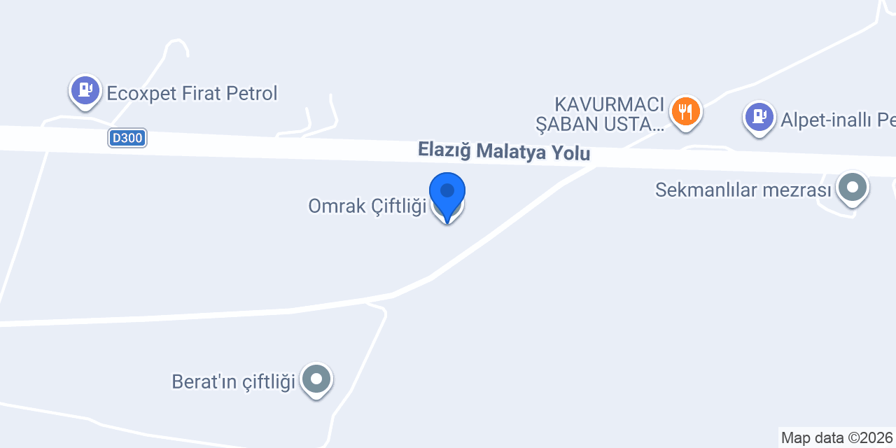 Omrak Çiftliği konumu