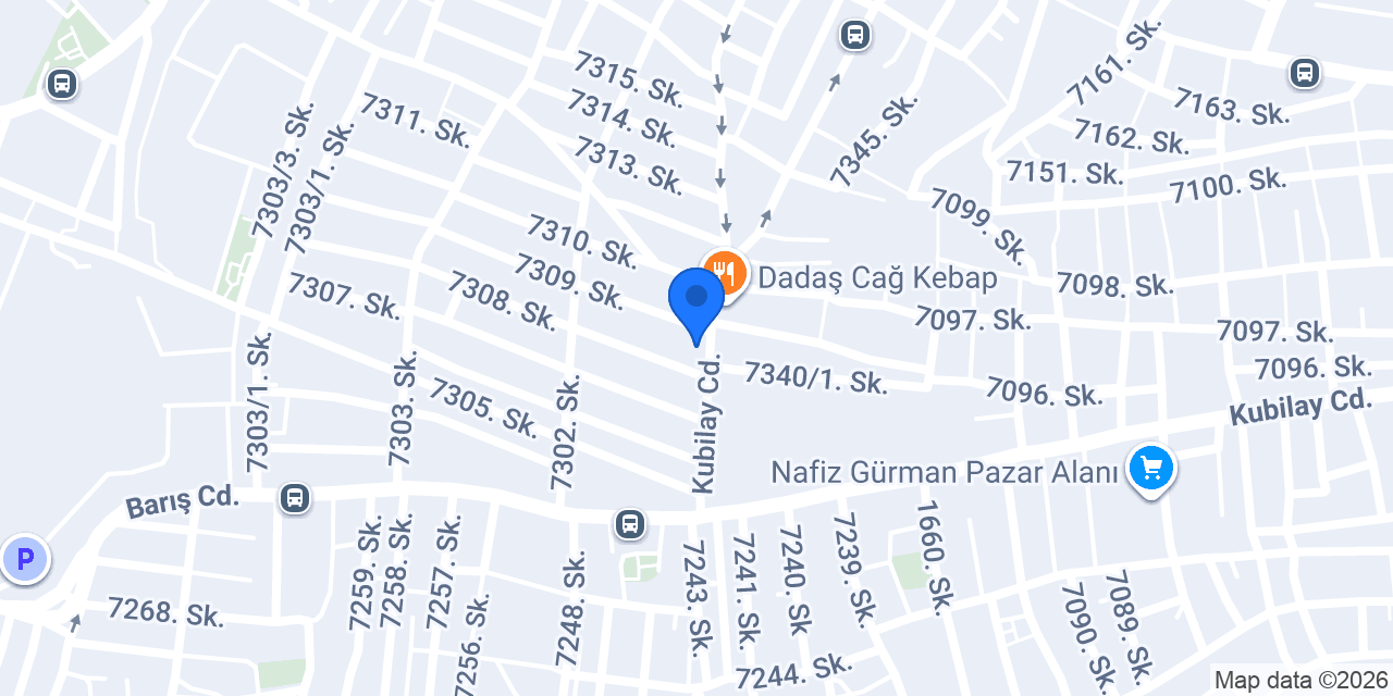 Cadde Cafe Fırın konumu