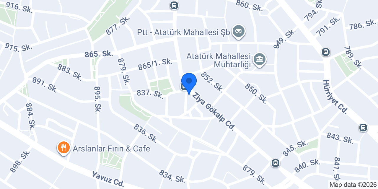 Ali's Fırın konumu