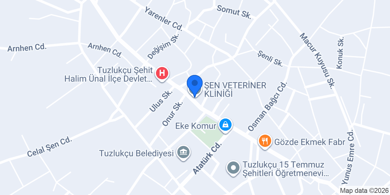 ŞEN VETERİNER KLİNİĞİ konumu