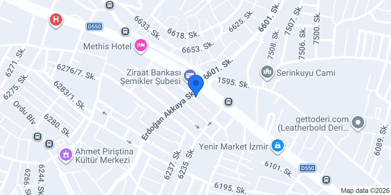 Yöntem Sürücü Kursu konumu