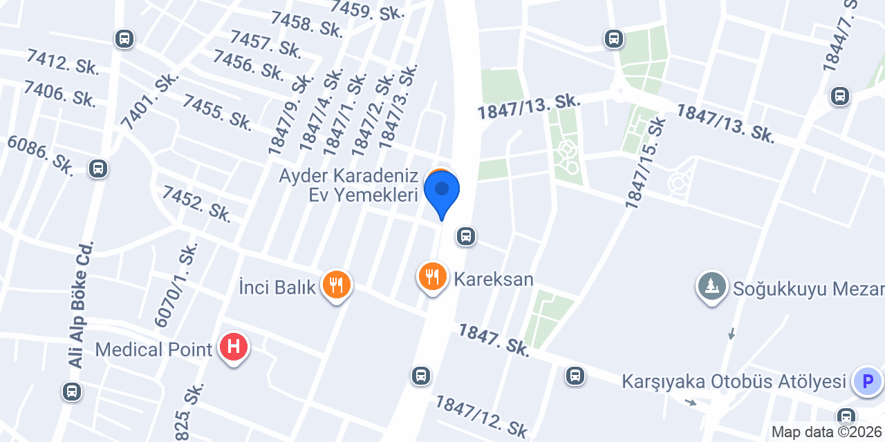 Martıpet Veteriner Kliniği konumu