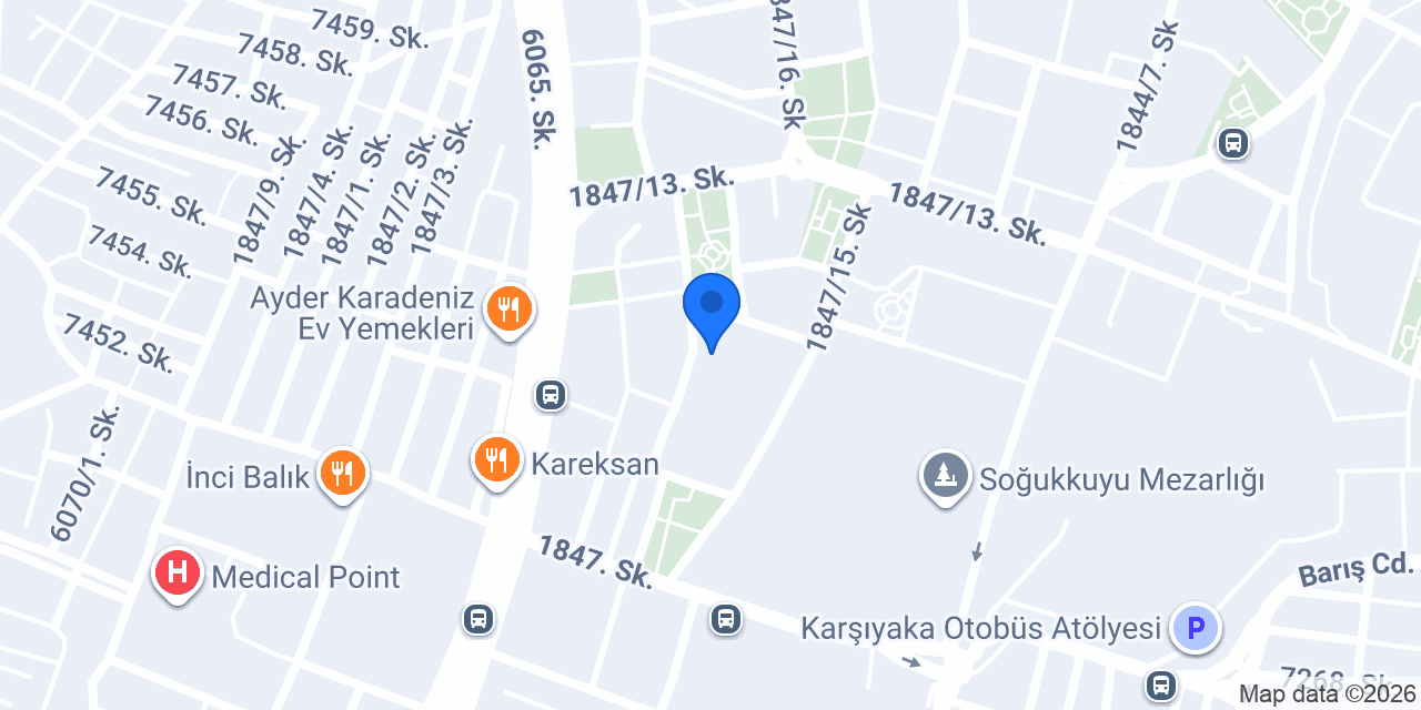 İzmirde Spot konumu