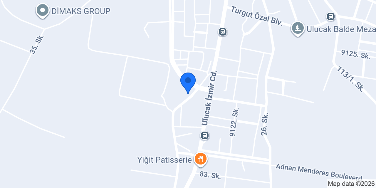 Aras Kargo Ulucak Şubesi konumu
