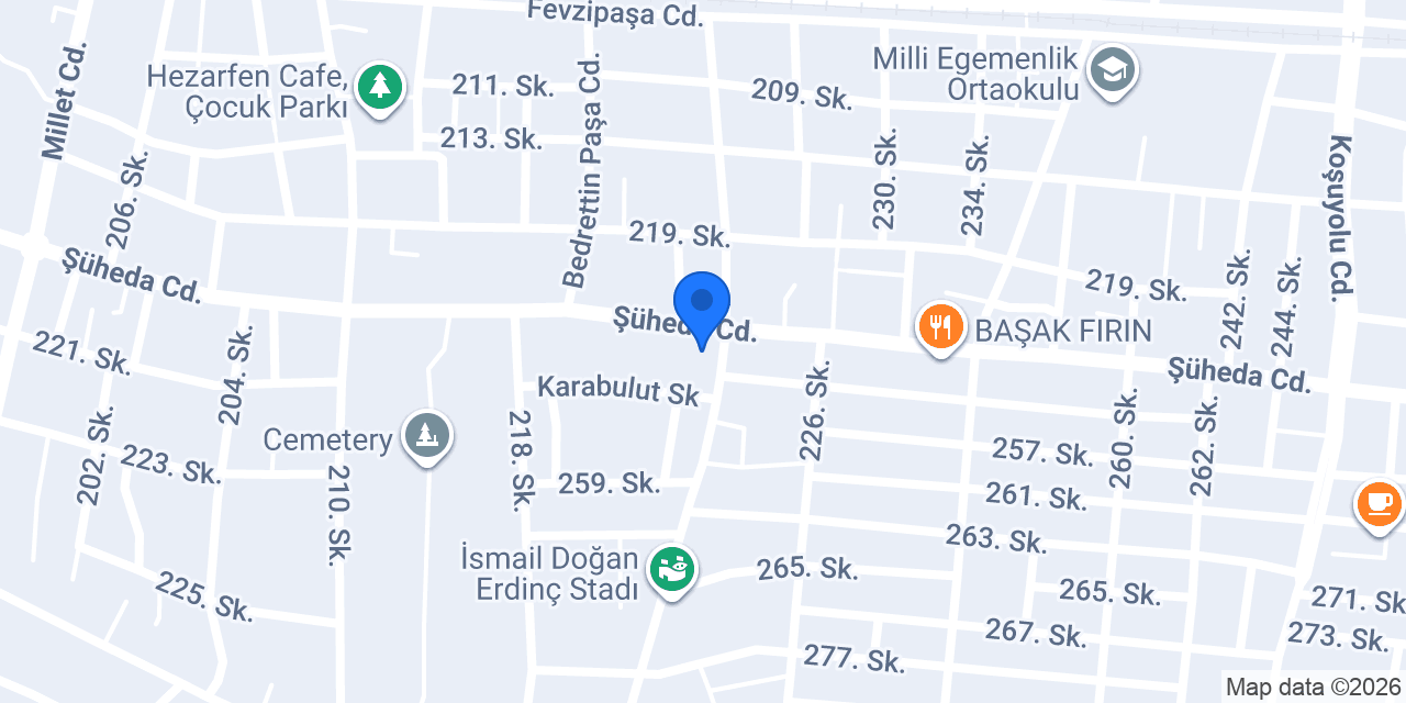 Eren Bayan Kuaförü konumu