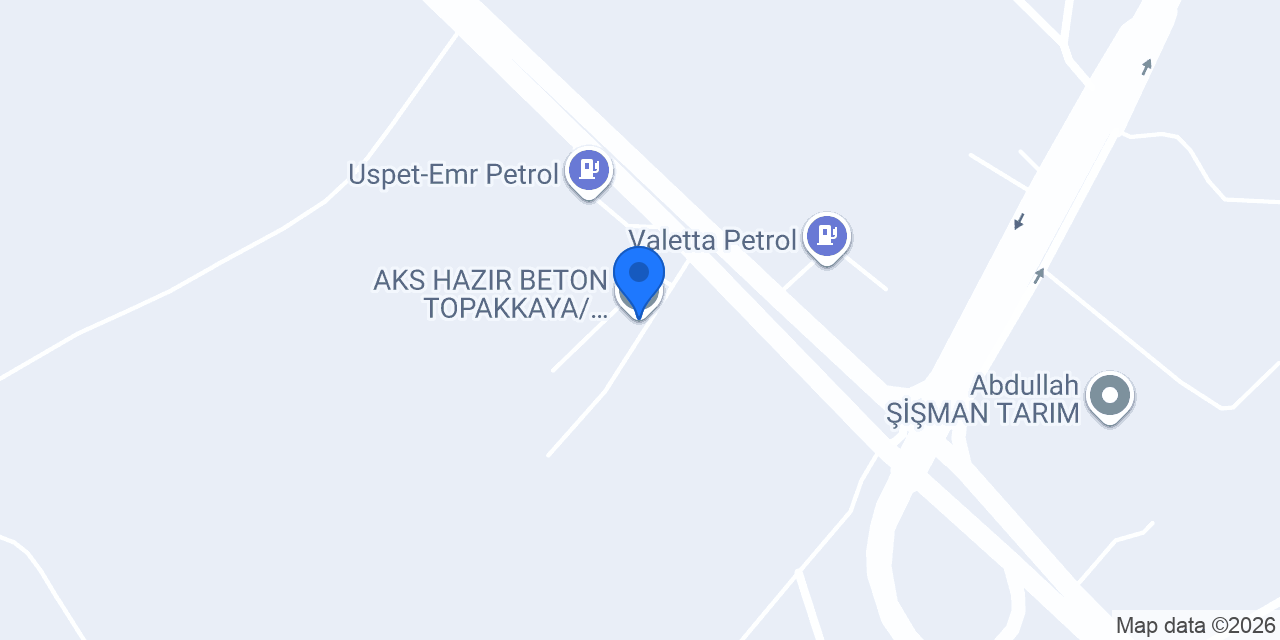 AKS HAZIR BETON TOPAKKAYA/AKSARAY konumu