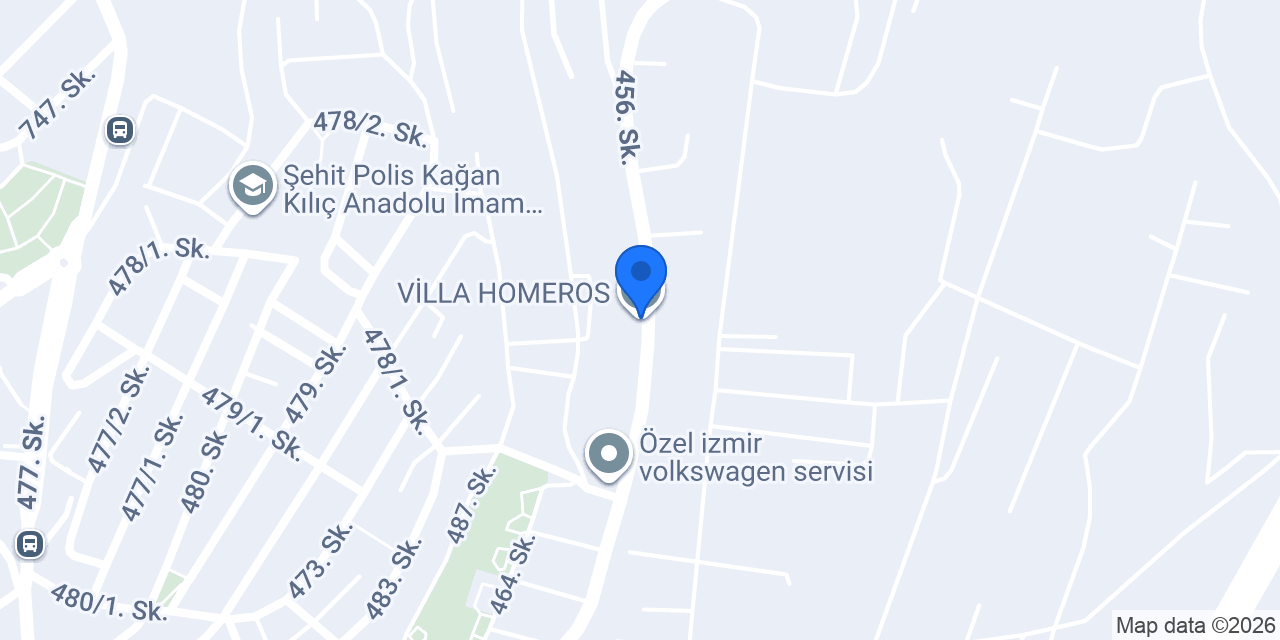 VİLLA HOMEROS konumu