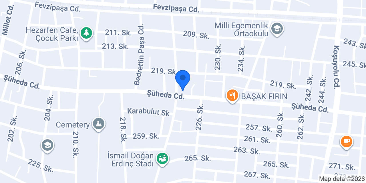 Seher Yapı Market konumu
