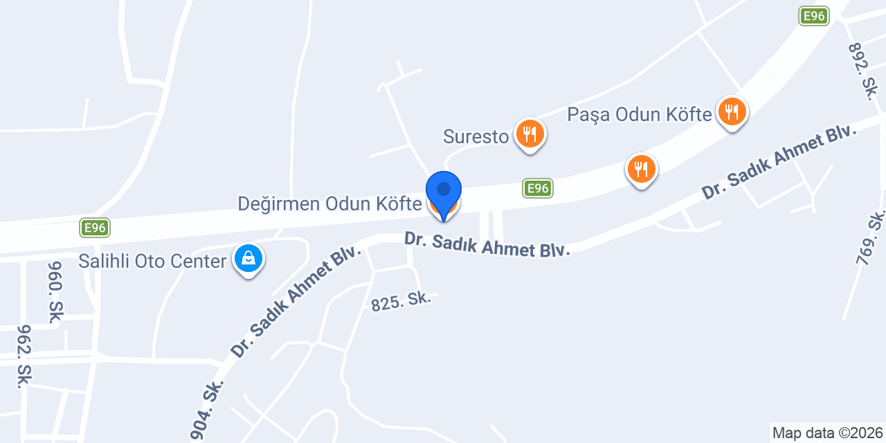 Değirmen Odun Köfte konumu