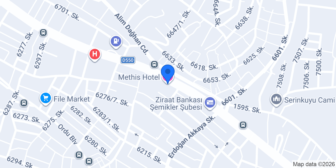 Methis Hotel konumu
