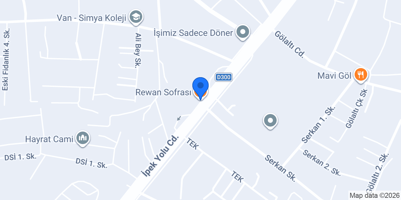 Rewan Sofrası konumu