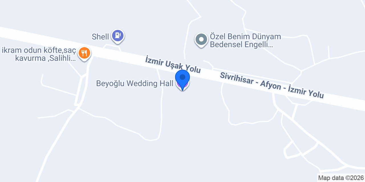 Beyoğlu Wedding Hall konumu