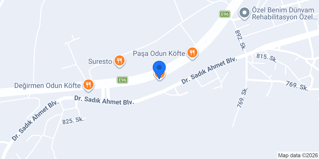 Azaklar Odun Köfte konumu