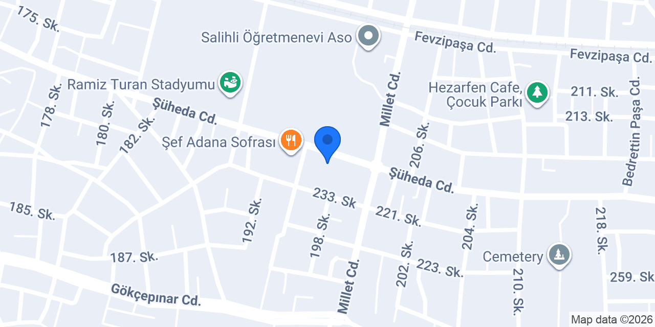 Op.Dr.Necati Demir Muayehanesi konumu