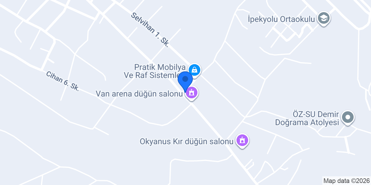 VAN ARENA HALI SAHA konumu