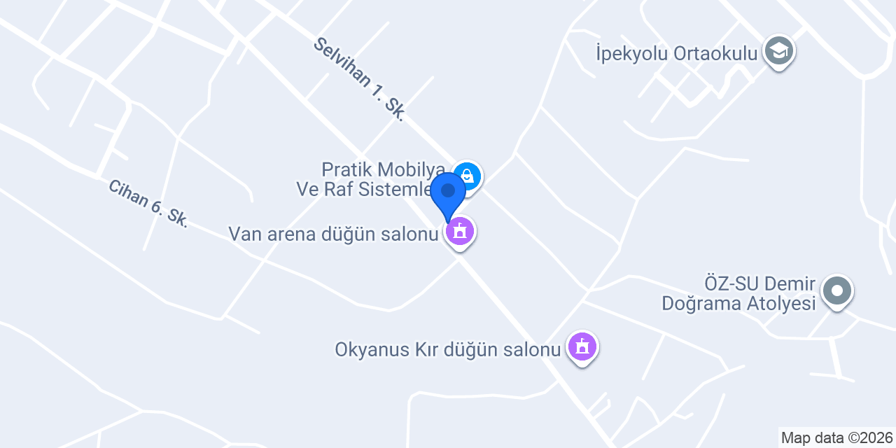 Van Emin Mutfak Endüstriyel Mutfak Ürünleri konumu