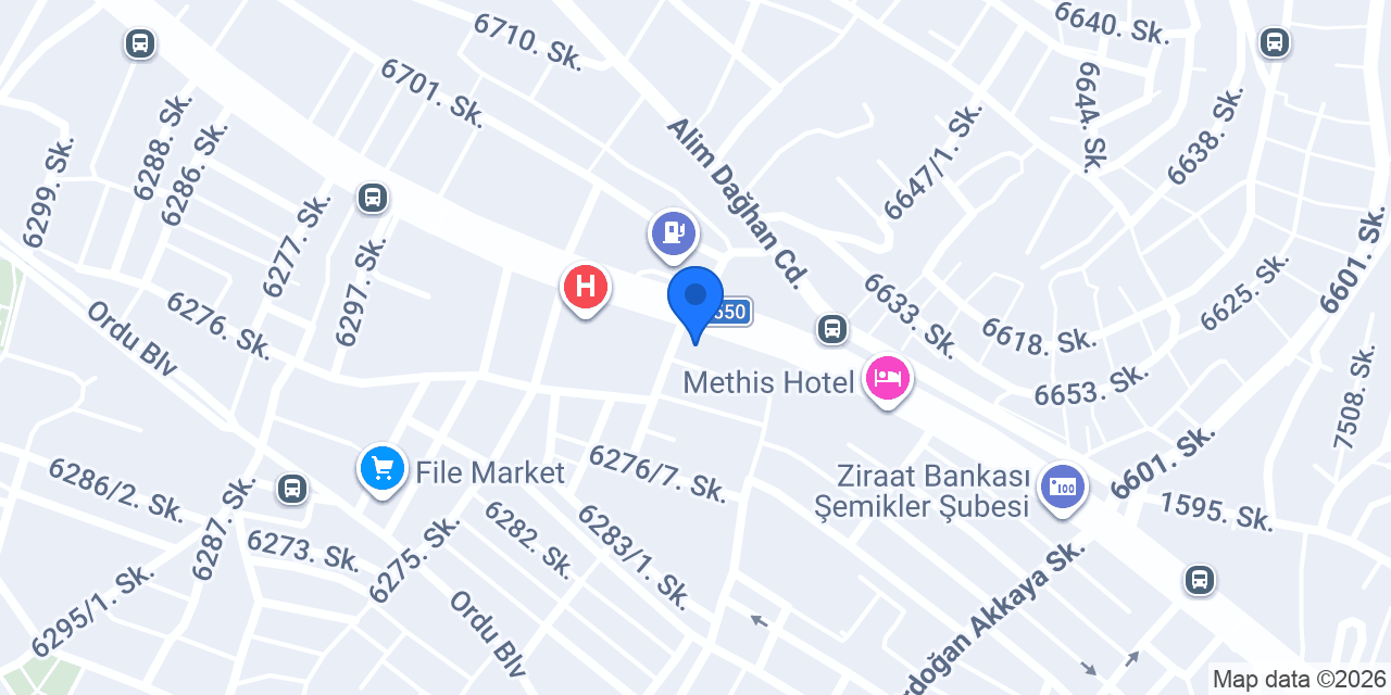 Emir Aluminyum Yapı Malzemeleri konumu