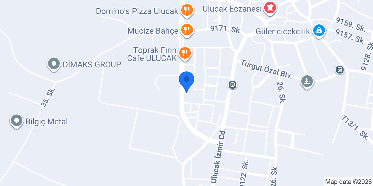 Tat İkram Tatlı Dondurma Ulucak konumu