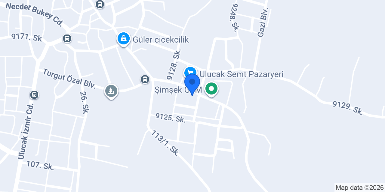 Can Fırın kafe konumu