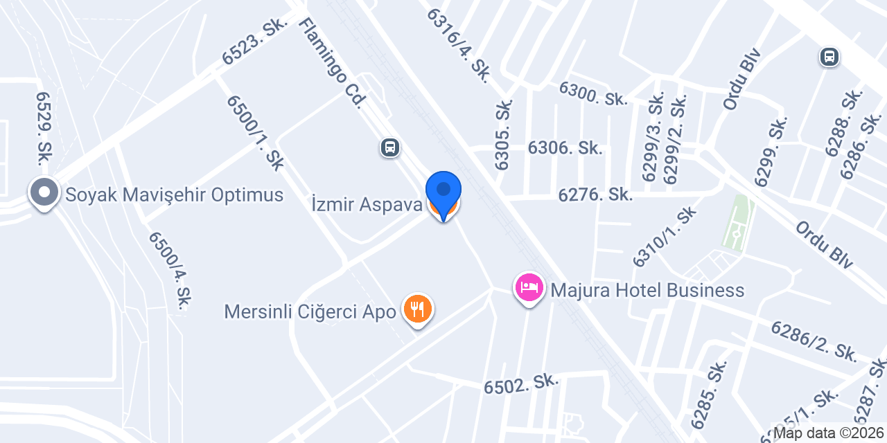 İzmir Aspava konumu