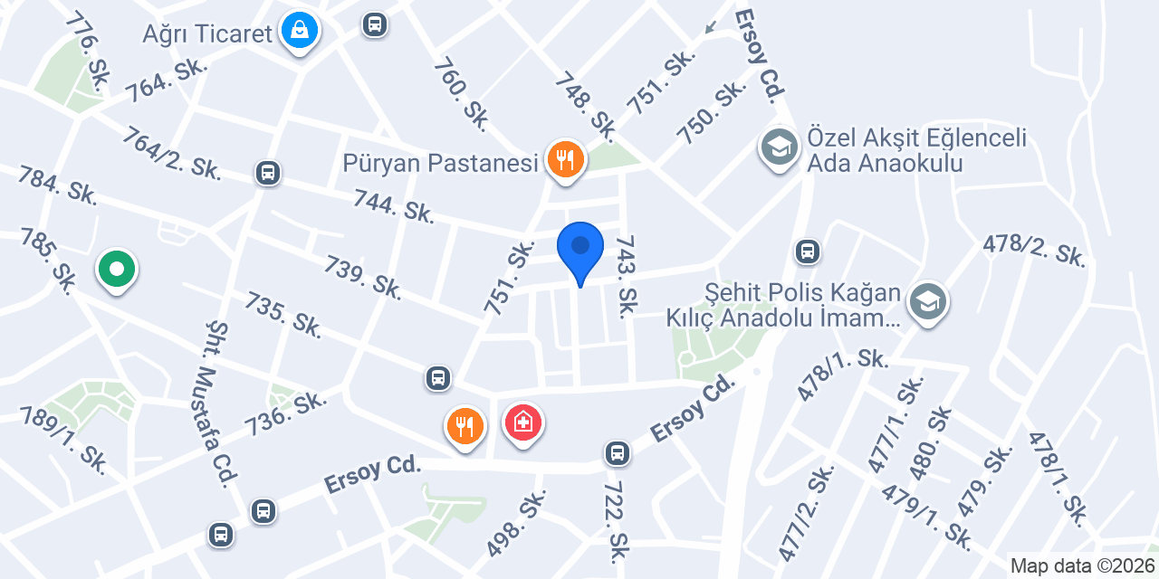 Uğursay İnş. San. Tic. Ltd. Şti. konumu