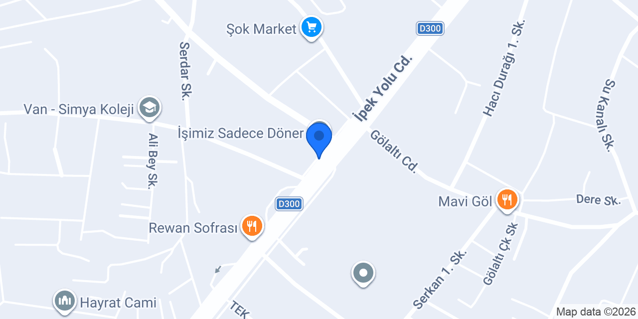 Roka Market İpekyolu Şube konumu