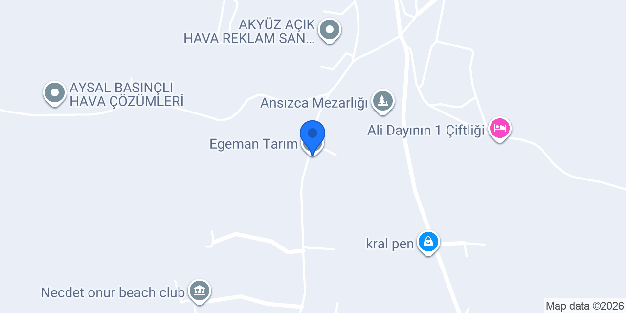 Egeman Tarım konumu
