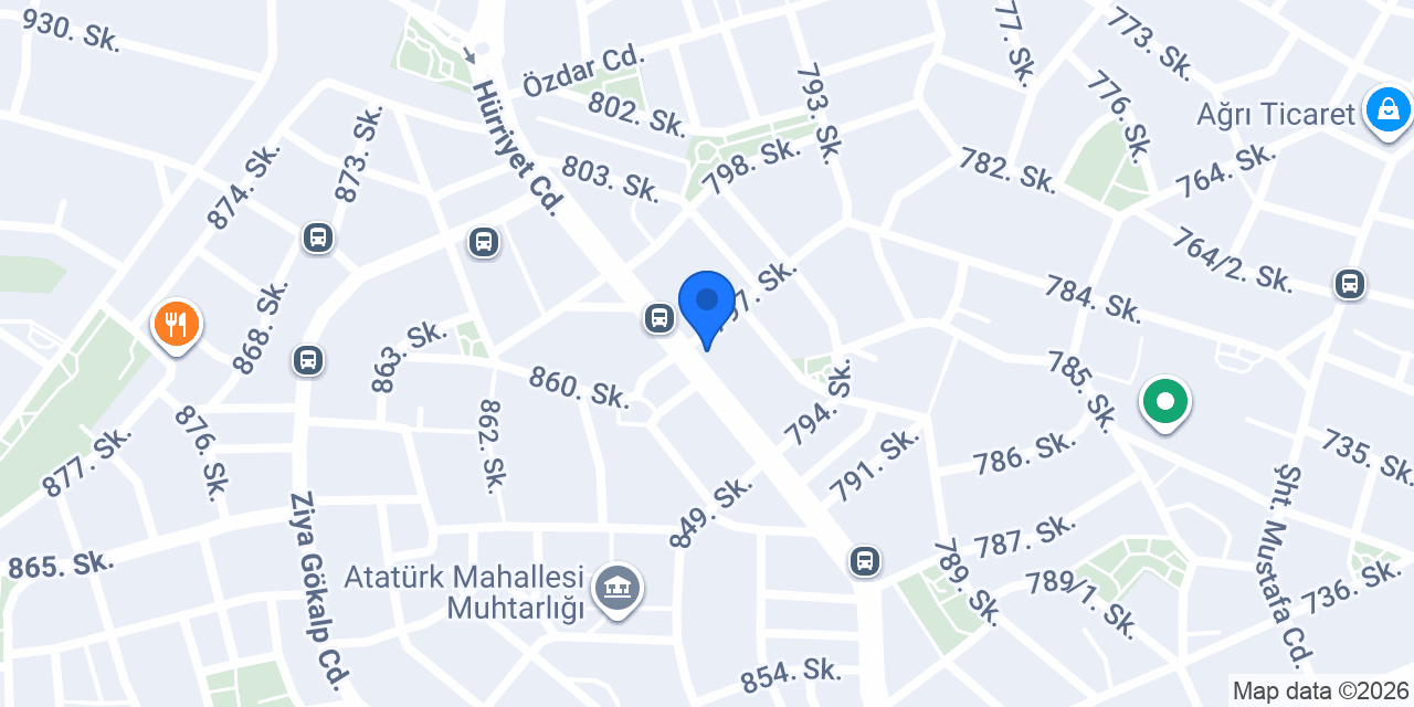 ZİYA ÖZ HALI MOBİLYA konumu