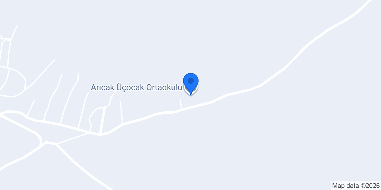 Arıcak Üçocak Ortaokulu konumu