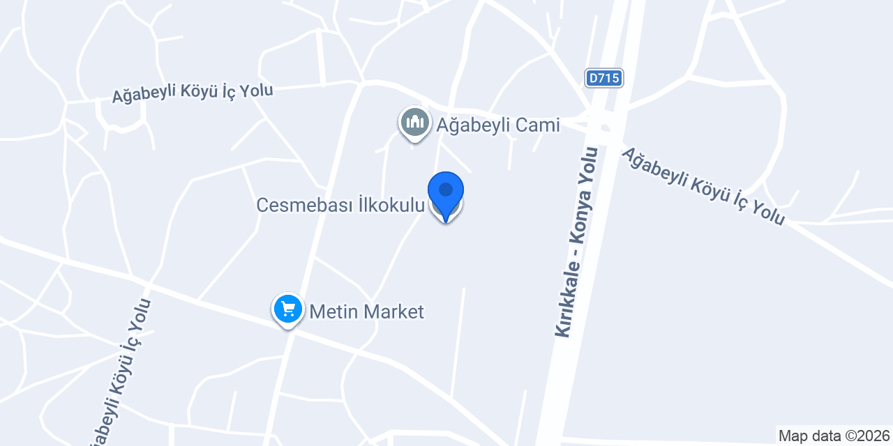 Cesmebası İlkokulu konumu