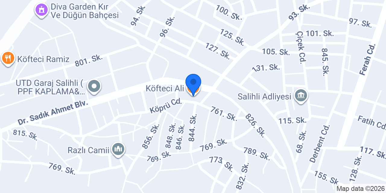 Köfteci Ali konumu
