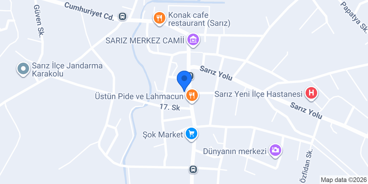 Dirik Restaurant Salonu konumu