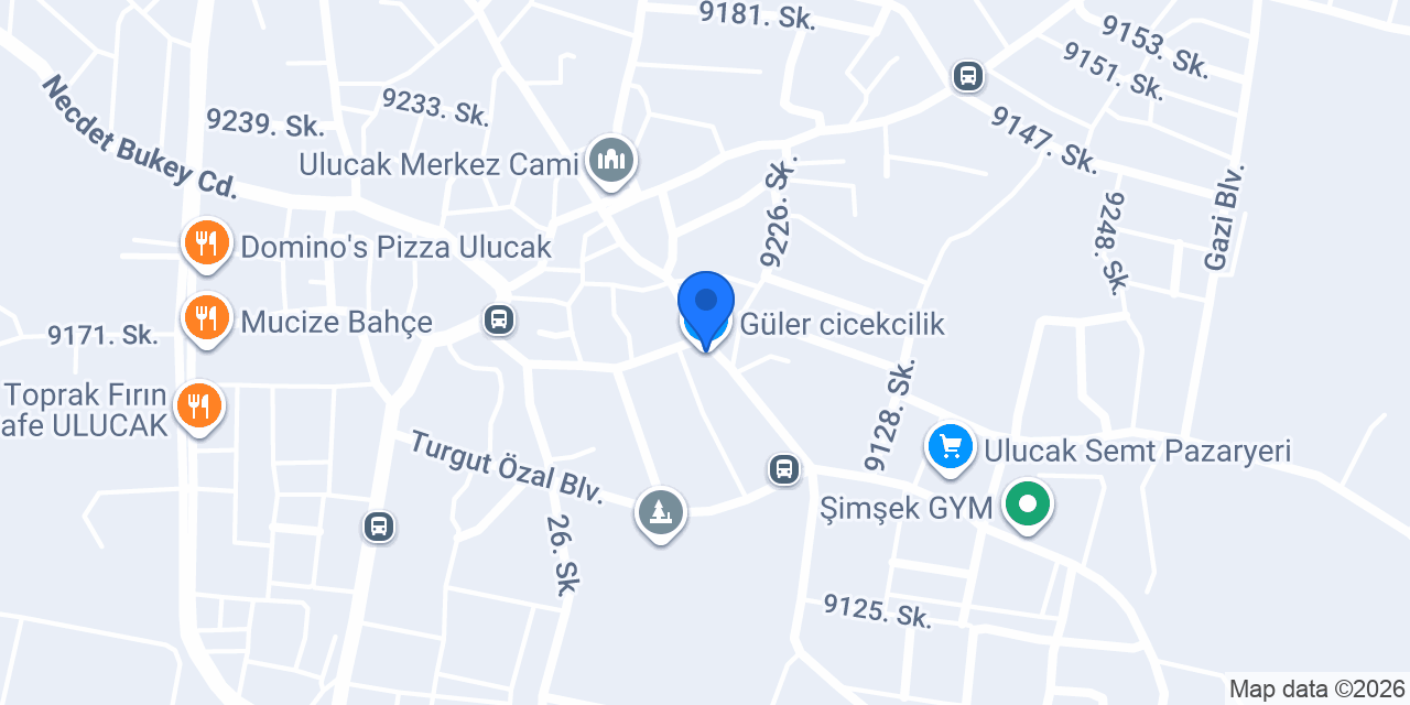 Güler cicekcilik konumu