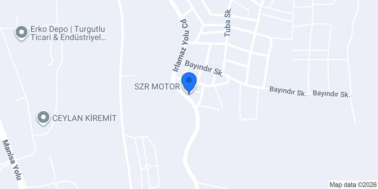 SZR MOTOR konumu