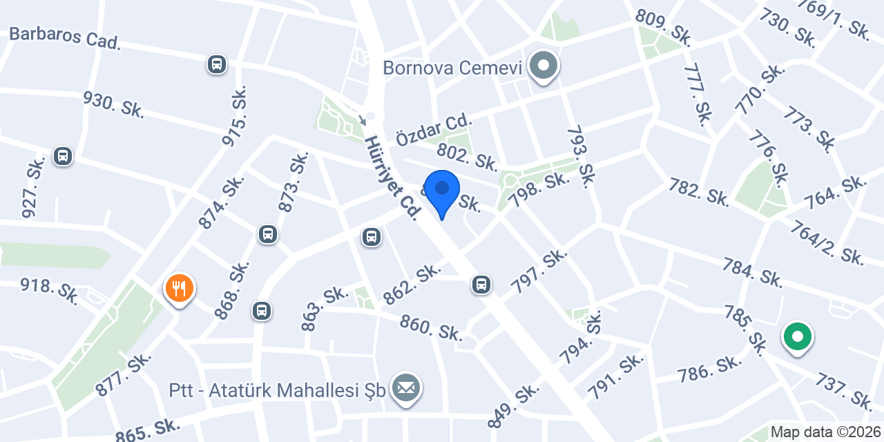 Bornova Asil Çiçekçilik konumu