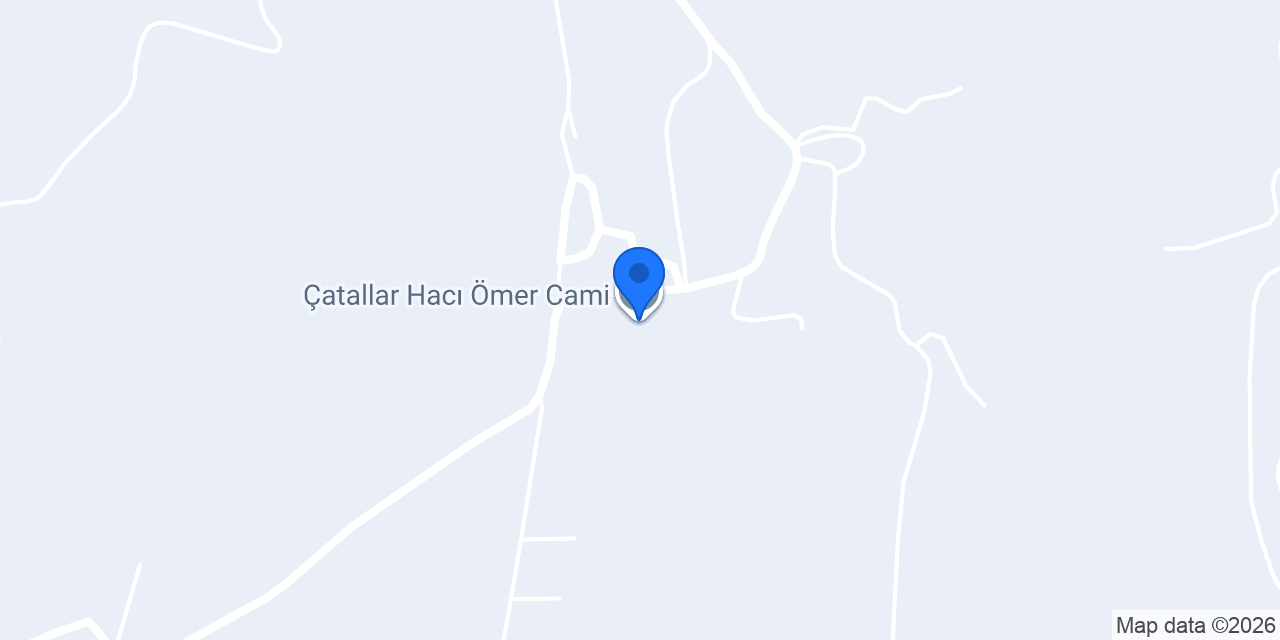 Çatallar Hacı Ömer Cami konumu