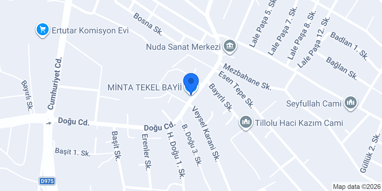 MİNTA TEKEL BAYİİ konumu