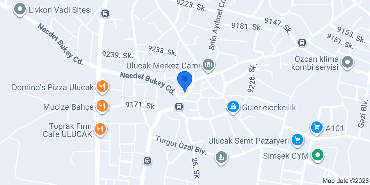 Ulucak Eczanesi konumu