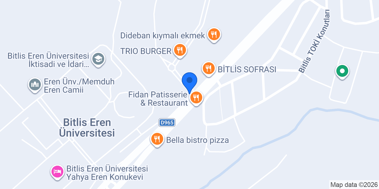 Bitlis Sos Dürüm konumu