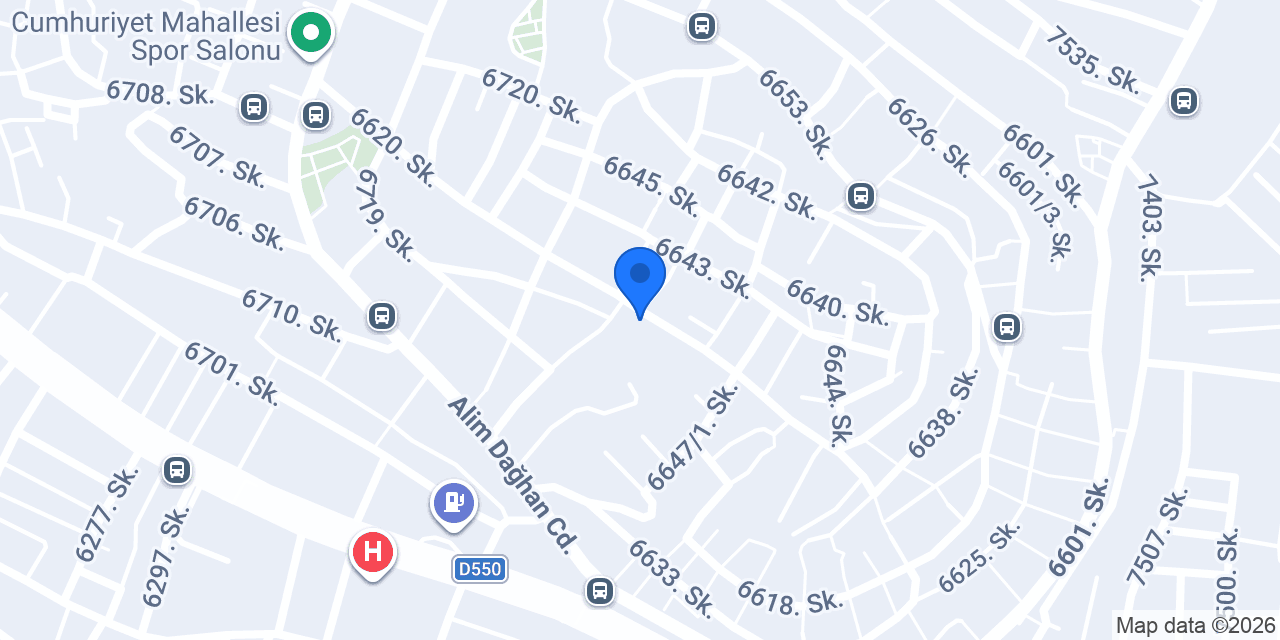 Betül market konumu