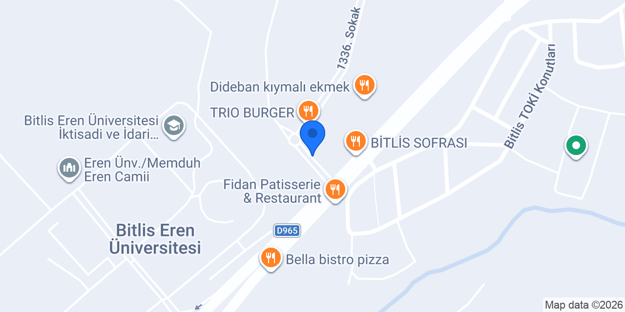 Bitlis Üniversite Hatay Usulü Efsane Döner konumu