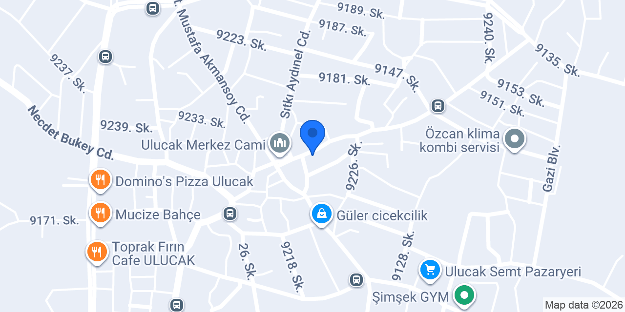 AİLEM BÜFE FASTFOOD ULUCAK konumu