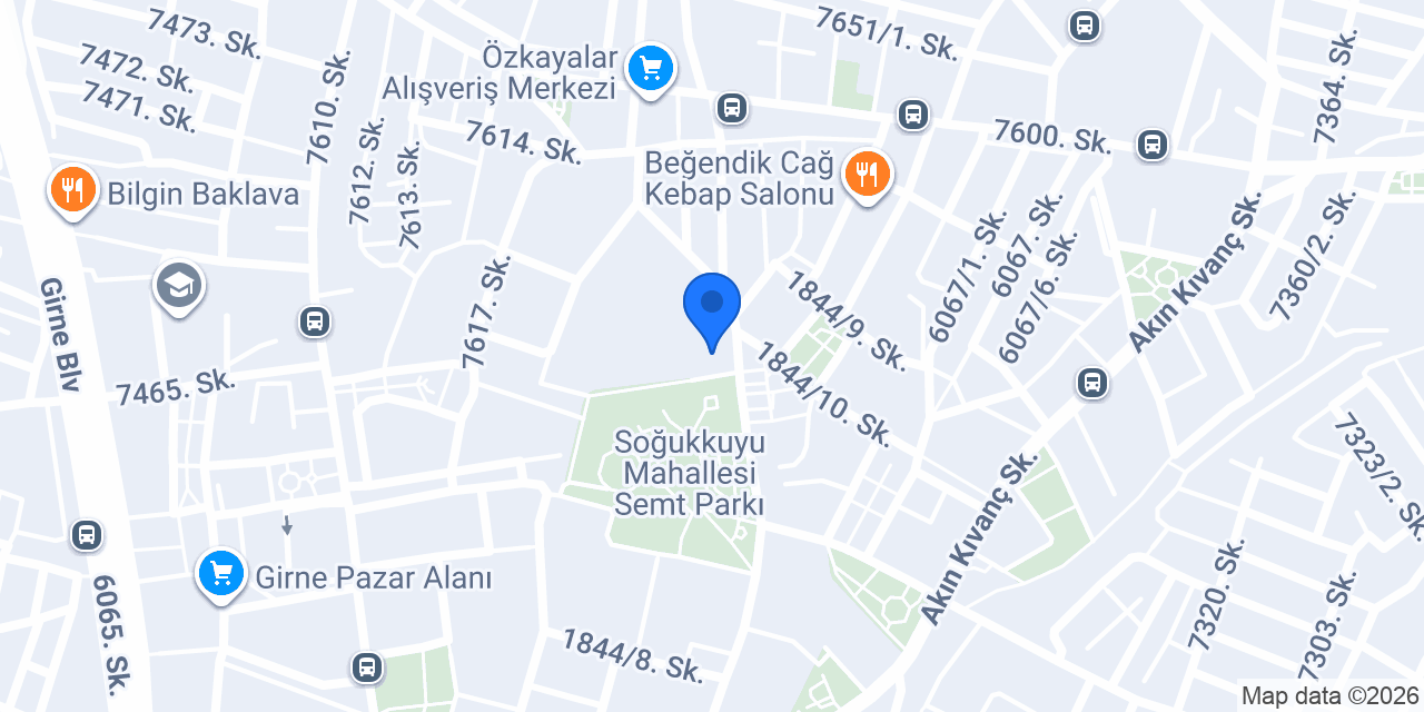 Özel Bilgi Dalı Özel Ögretim Kursu konumu