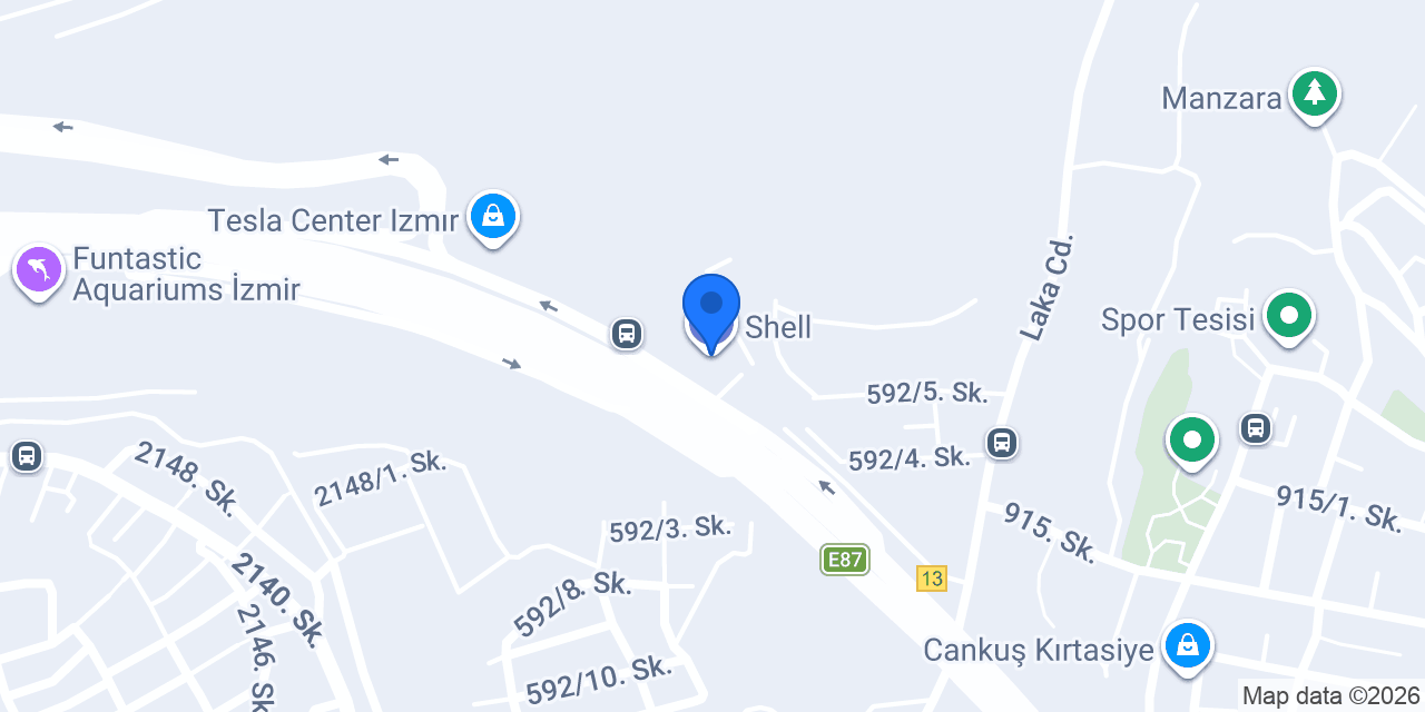 Shell konumu