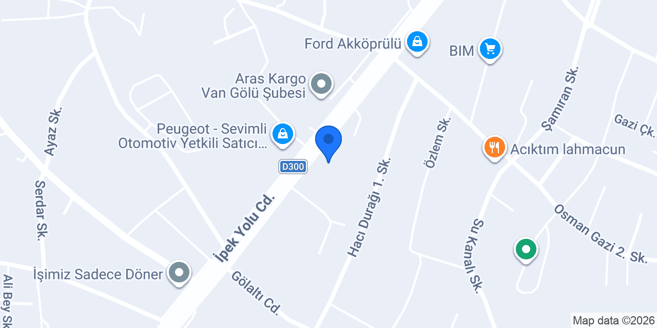 Delal Oto Dizayn konumu