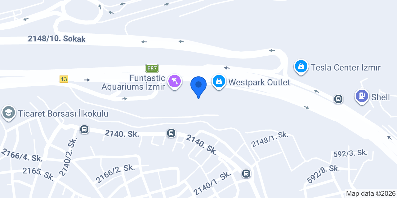 Civil - İzmir Westpark AVM konumu