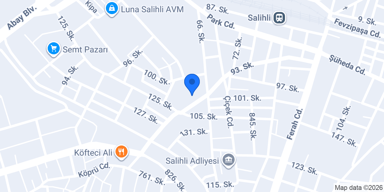 Şehitler İlkokulu konumu