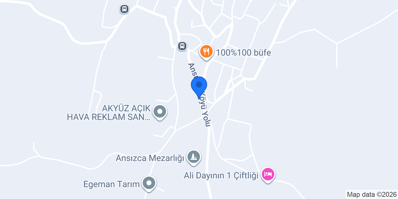 Ansızca İlkokulu konumu